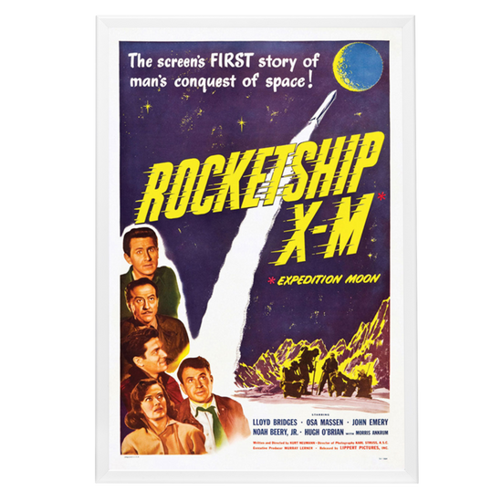 "Rocketship X-M" (1950) Framed Movie Poster