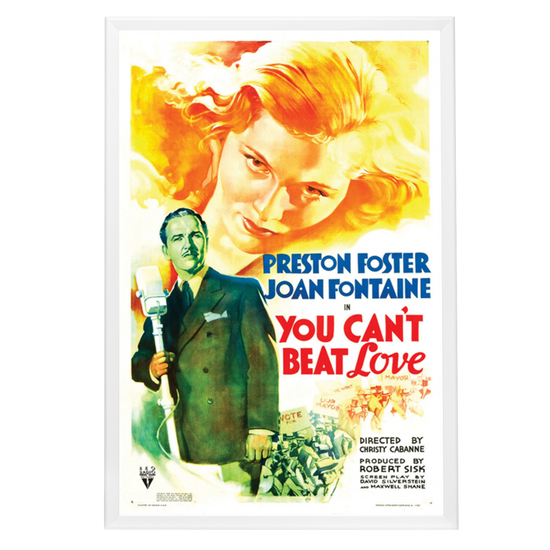 "You Can't Beat Love" (1937) Framed Movie Poster