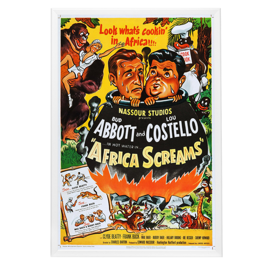 "Africa Screams" (1949) Framed Movie Poster