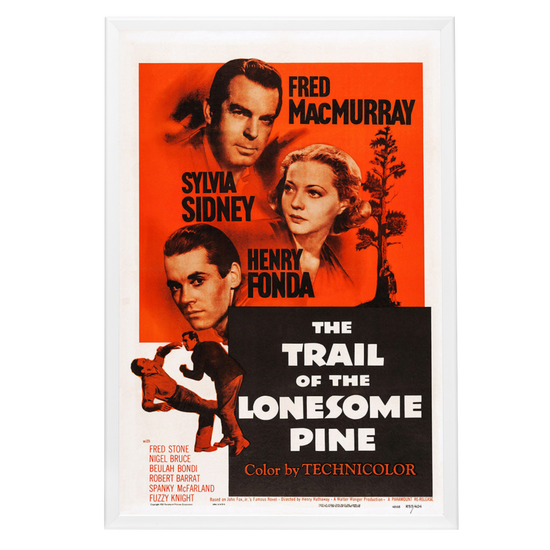 "Trail Of The Lonesome Pine" (1936) Framed Movie Poster