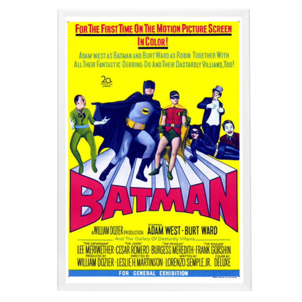 "Batman" (1966) Framed Movie Poster