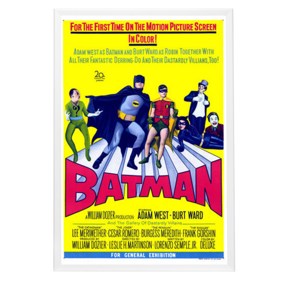 "Batman" (1966) Framed Movie Poster