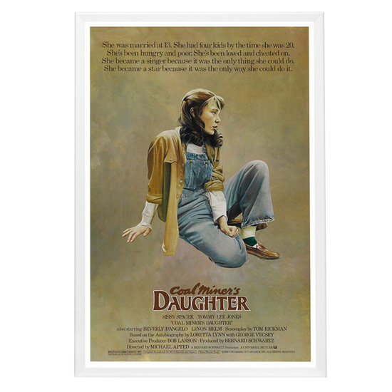 "Coal Miner's Daughter" (1980) Framed Movie Poster