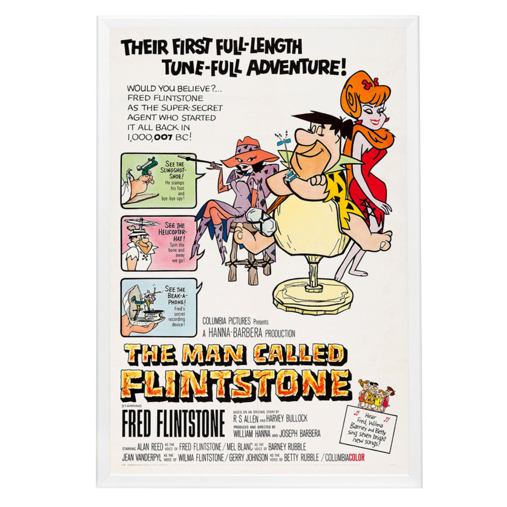"Man Called Flintstone" (1966) Framed Movie Poster