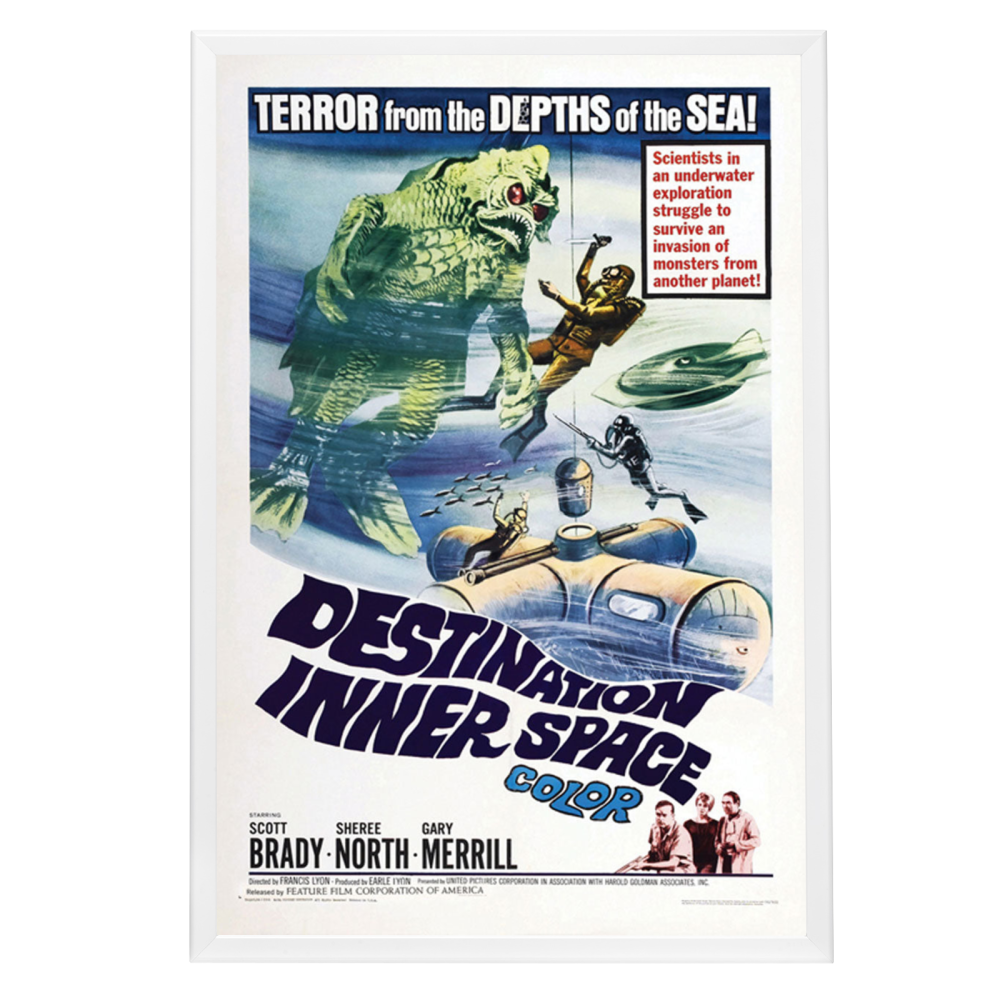 "Destination Inner Space" (1966) Framed Movie Poster