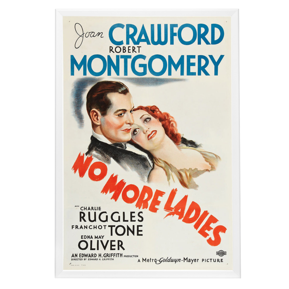 "No More Ladies" (1935) Framed Movie Poster