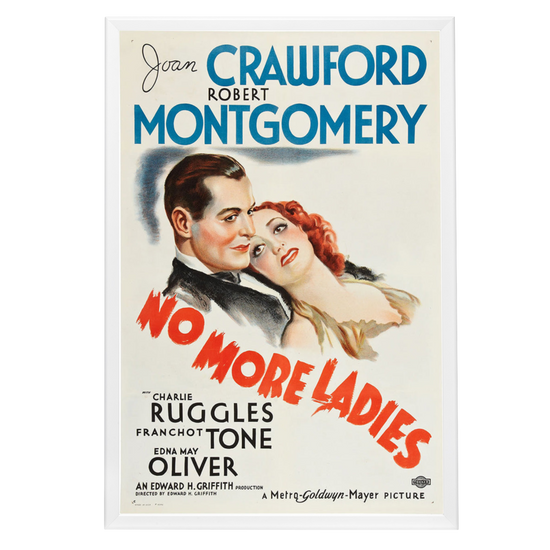 "No More Ladies" (1935) Framed Movie Poster