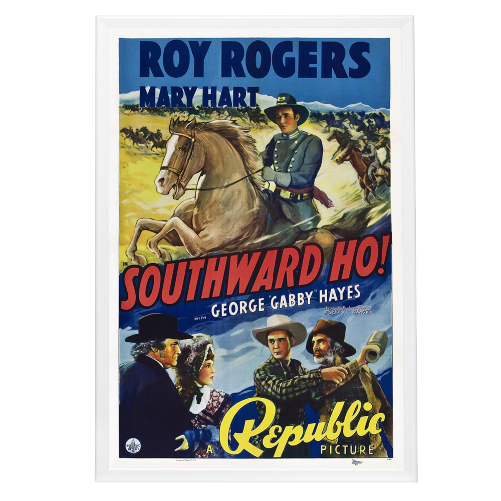 "Southward Ho!" (1939) Framed Movie Poster