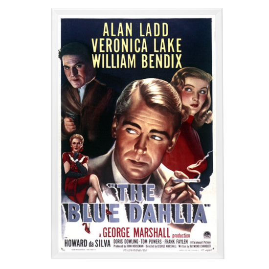 "Blue Dahlia" (1946) Framed Movie Poster