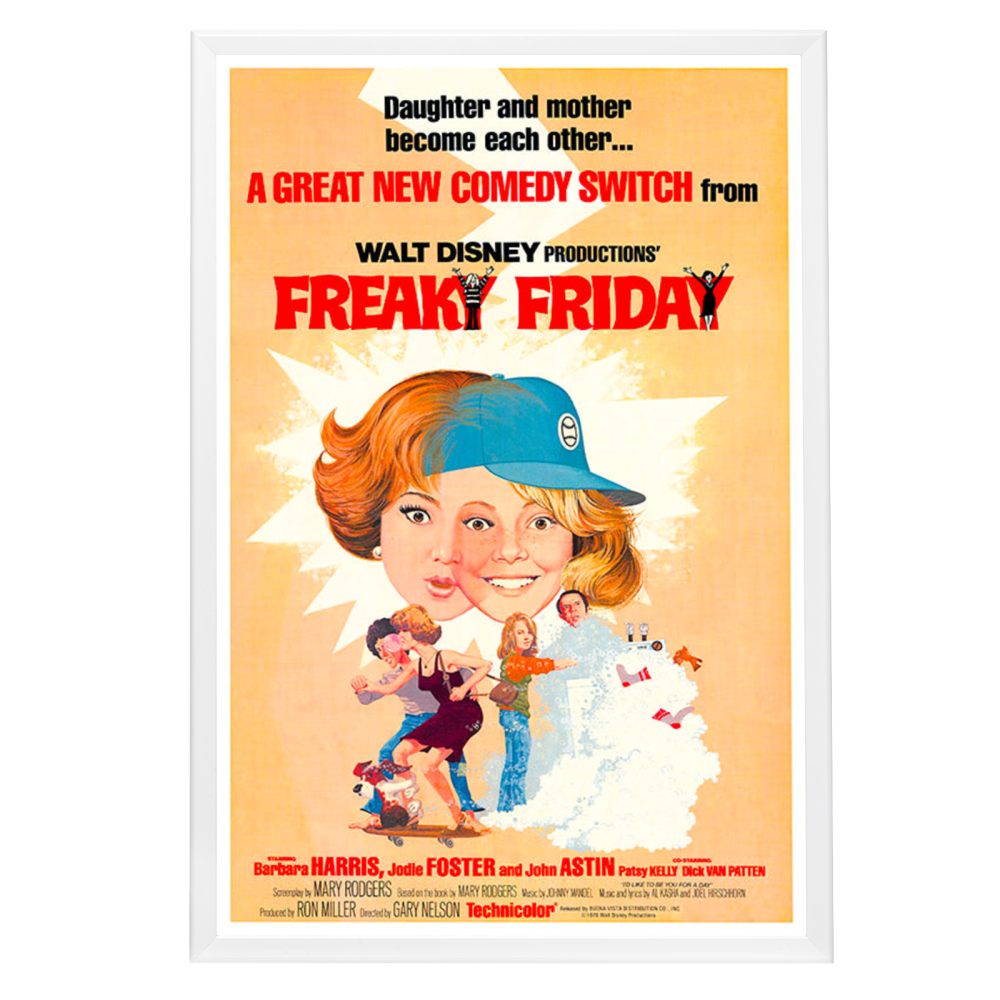 "Freaky Friday" (1976) Framed Movie Poster