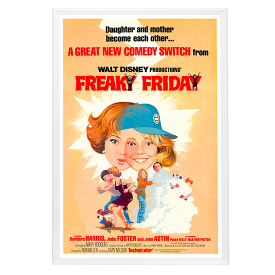 "Freaky Friday" (1976) Framed Movie Poster