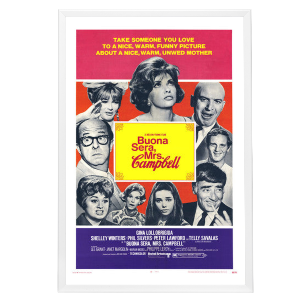 "Buona Sera, Mrs. Campbell" (1968) Framed Movie Poster
