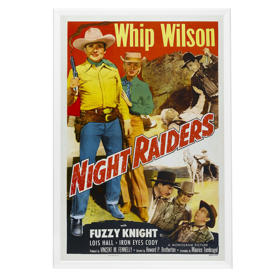 "Night Raiders" (1952) Framed Movie Poster