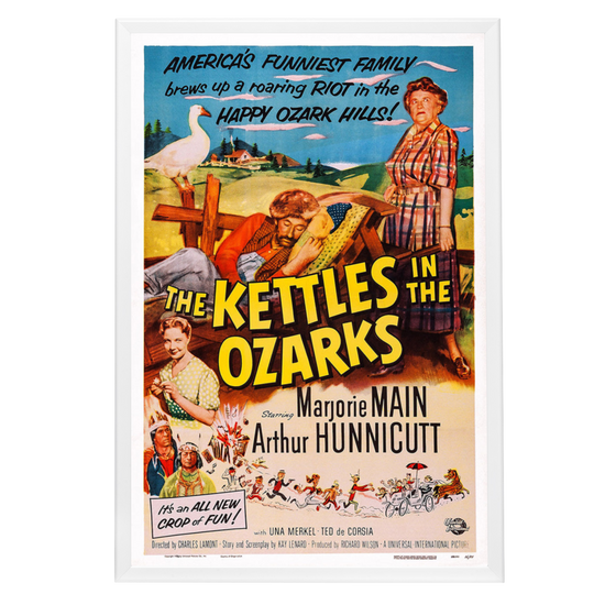 "Kettles In The Ozarks" (1956) Framed Movie Poster