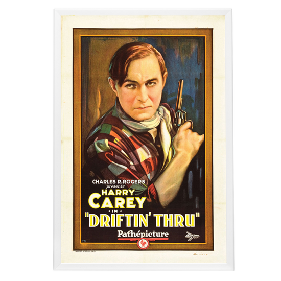 "Driftin' Thru" (1926) Framed Movie Poster