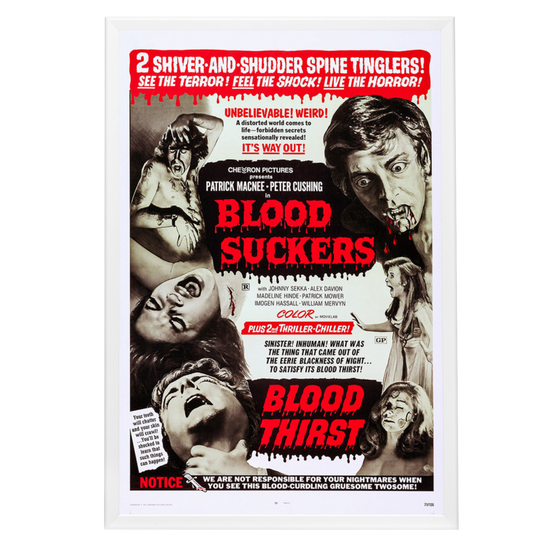 "Blood Suckers" (1971) Framed Movie Poster