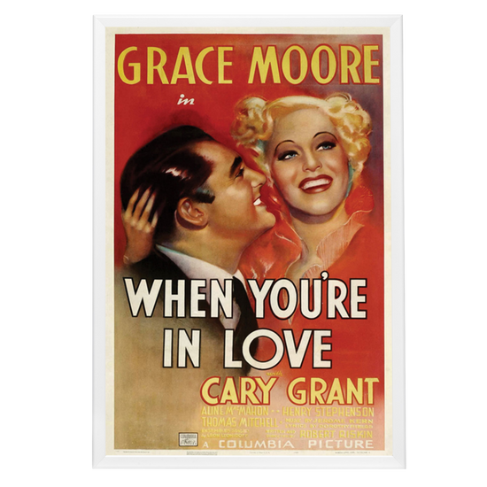 "When You're In Love" (1937) Framed Movie Poster