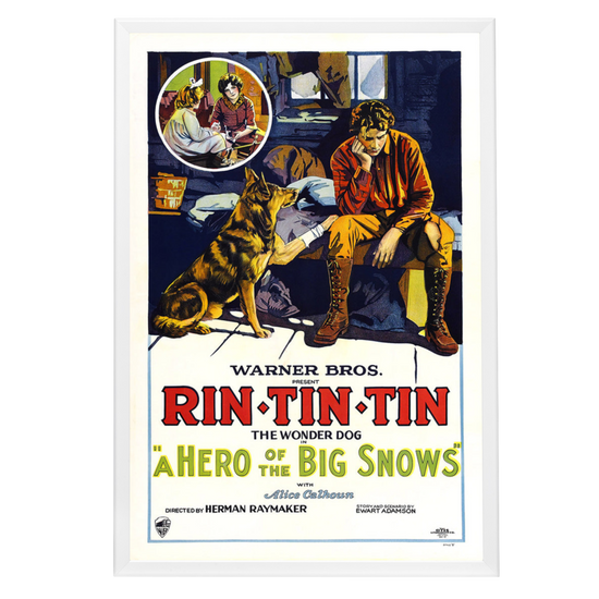 "Hero Of The Big Snows" (1926) Framed Movie Poster
