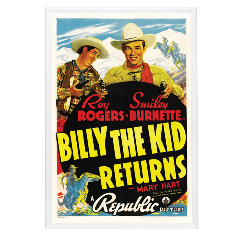 "Billy The Kid Returns" (1938) Framed Movie Poster