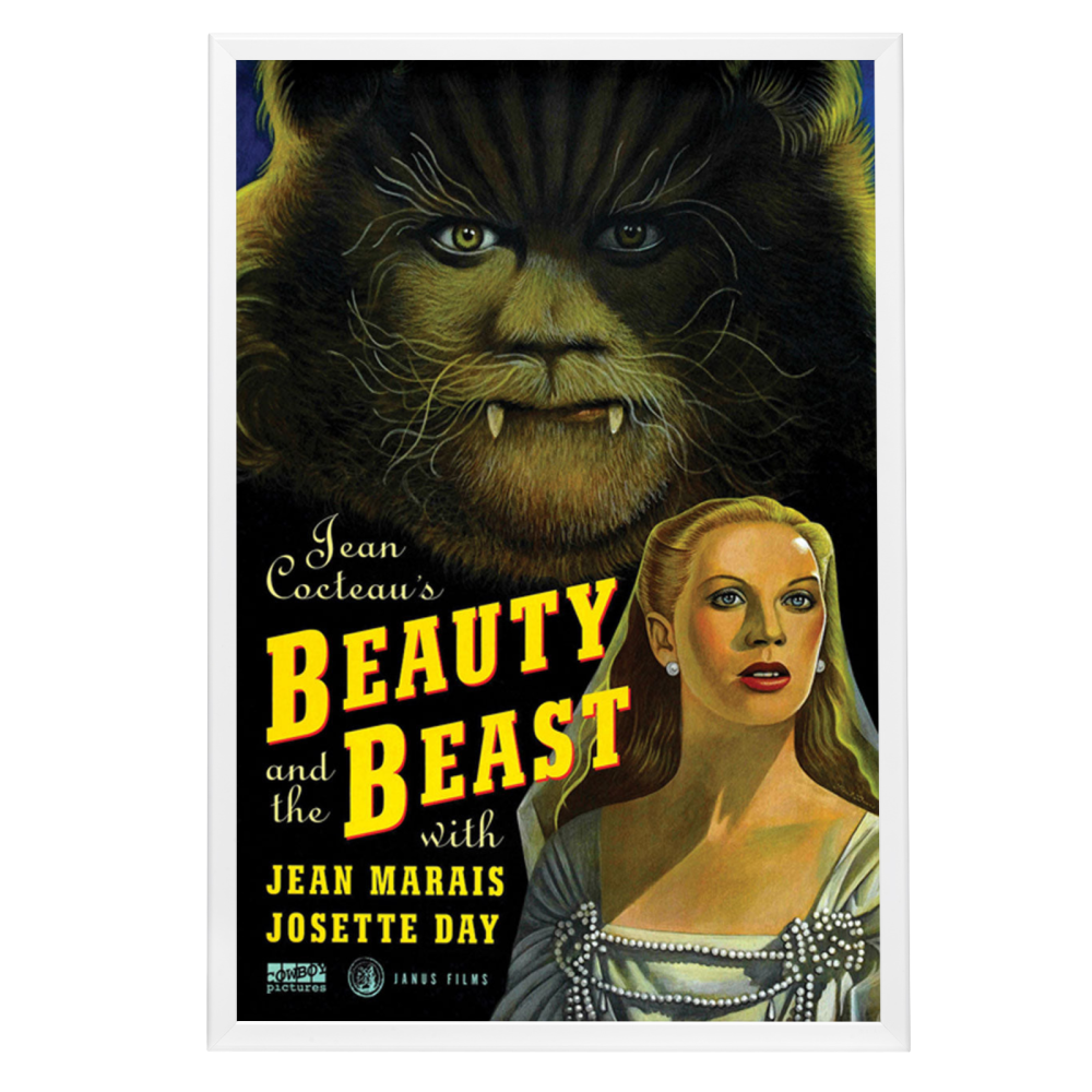 "Beauty And The Beast" (1946) Framed Movie Poster