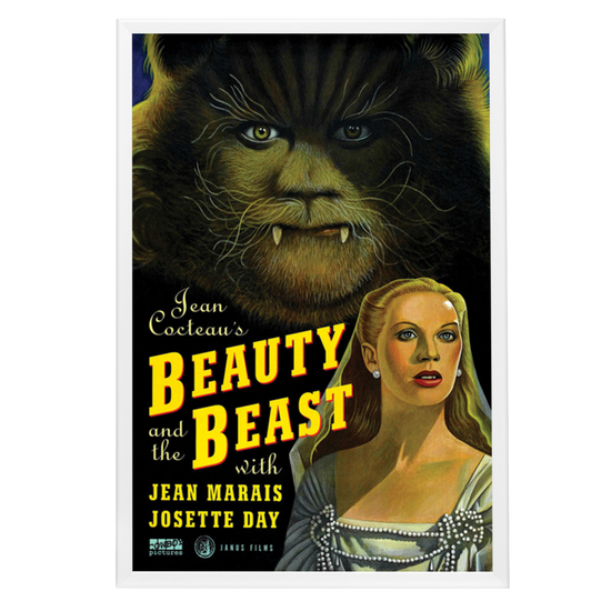 "Beauty And The Beast" (1946) Framed Movie Poster