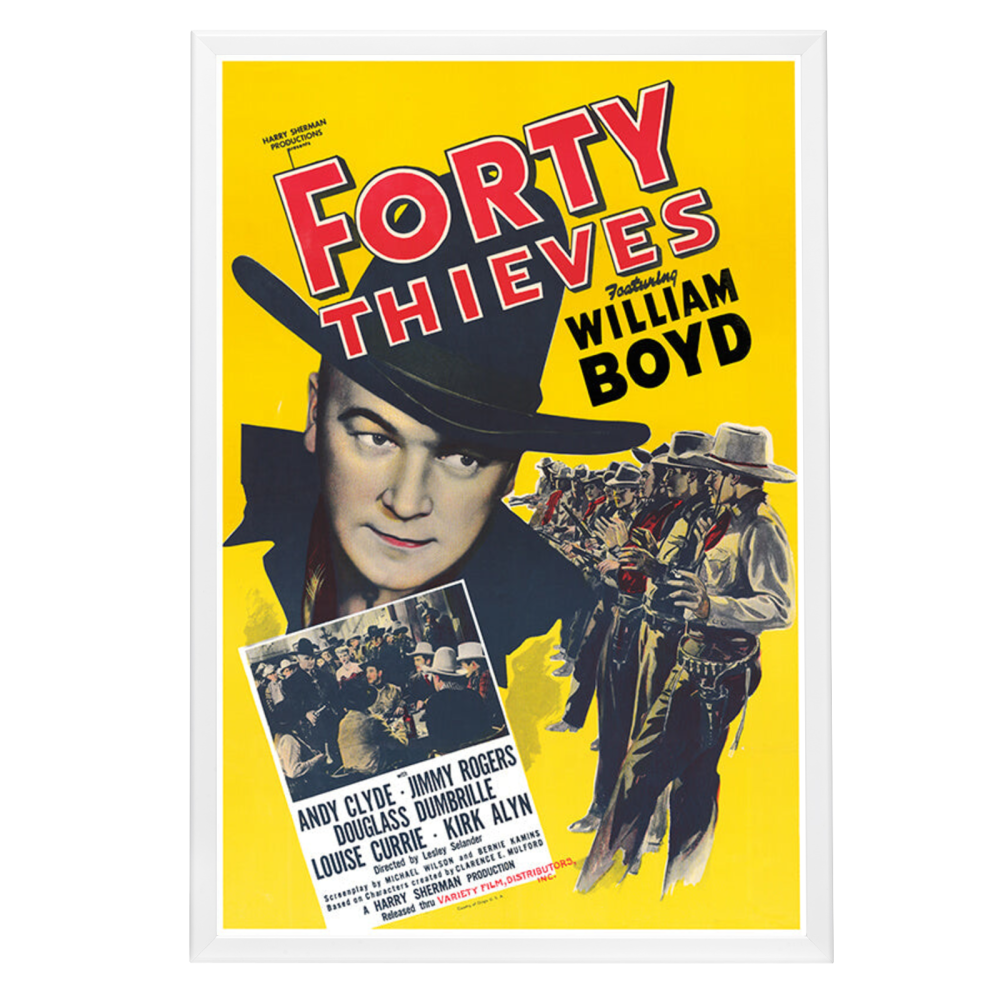 "Forty Thieves" (1944) Framed Movie Poster