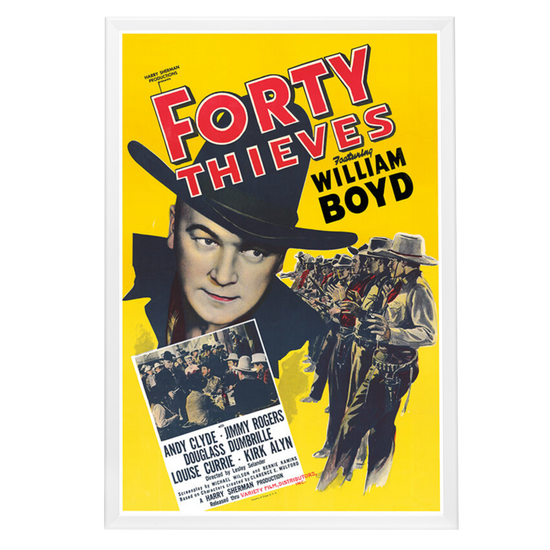 "Forty Thieves" (1944) Framed Movie Poster