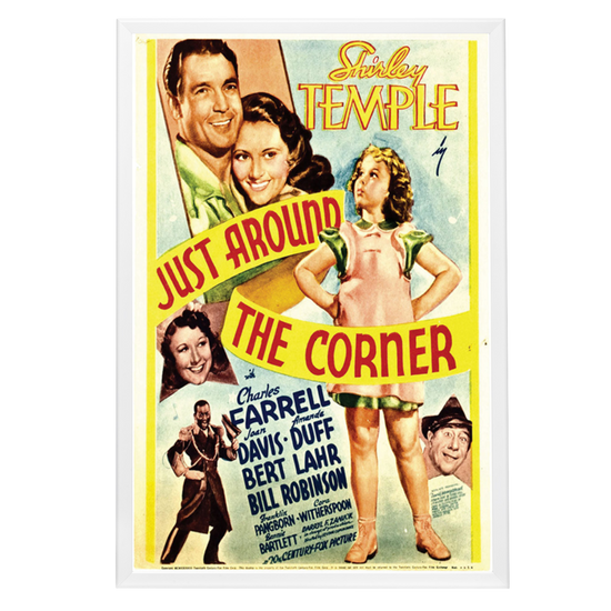 "Just Around The Corner" (1938) Framed Movie Poster