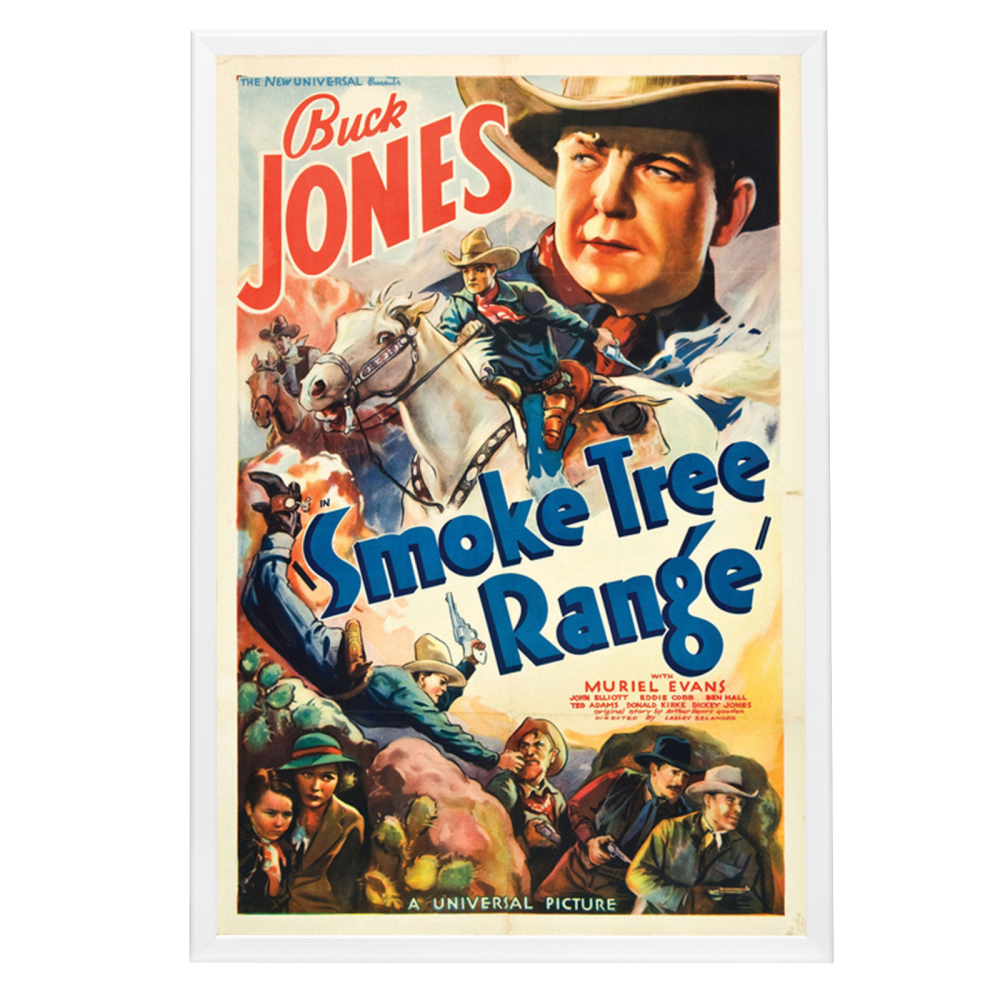 "Smoke Tree Range" (1937) Framed Movie Poster