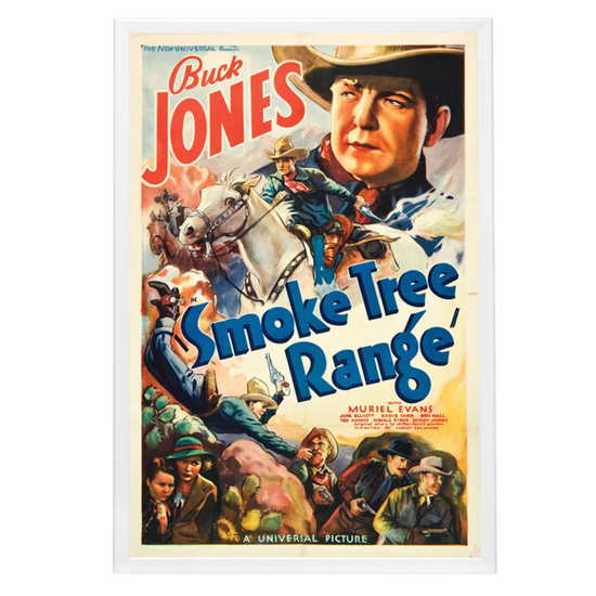 "Smoke Tree Range" (1937) Framed Movie Poster