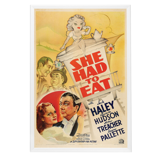 "She Had To Eat" (1937) Framed Movie Poster