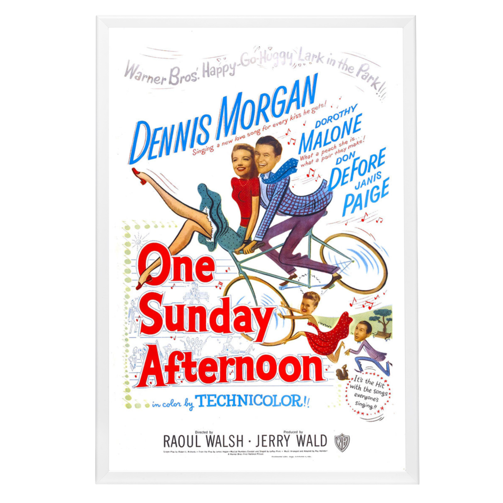 "One Sunday Afternoon" (1948) Framed Movie Poster