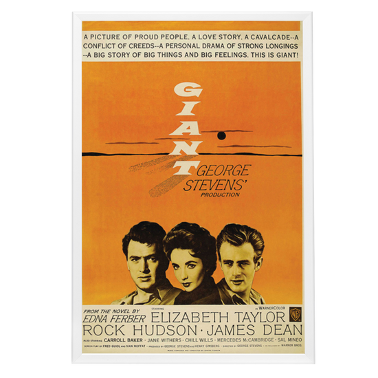"Giant" (1956) Framed Movie Poster