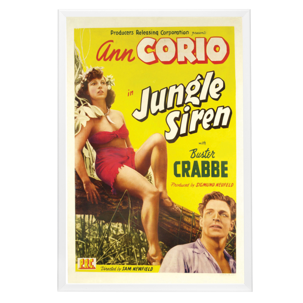 "Jungle Siren" (1942) Framed Movie Poster