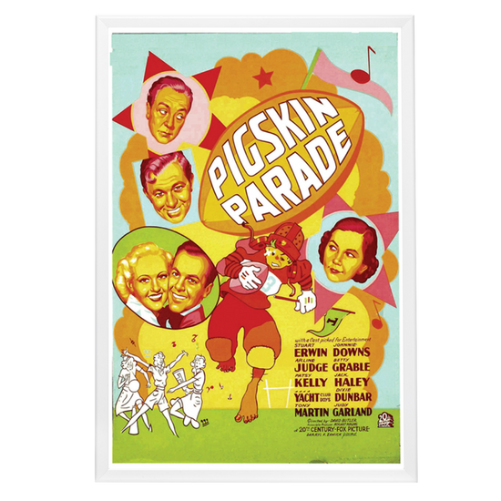 "Pigskin Parade" (1936) Framed Movie Poster