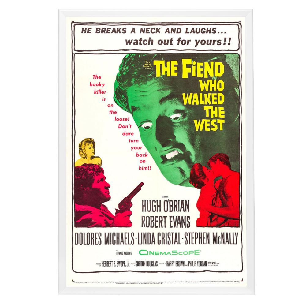 "Fiend Who Walked The West" (1958) Framed Movie Poster