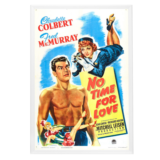 "No Time For Love" (1943) Framed Movie Poster