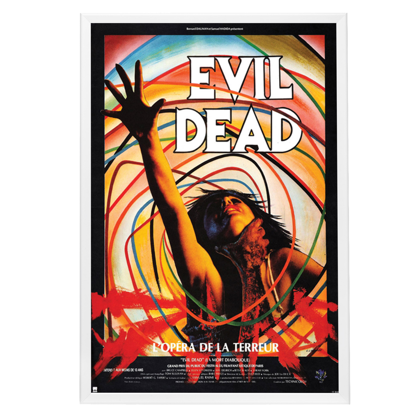 "Evil Dead (French)" (1981) Framed Movie Poster