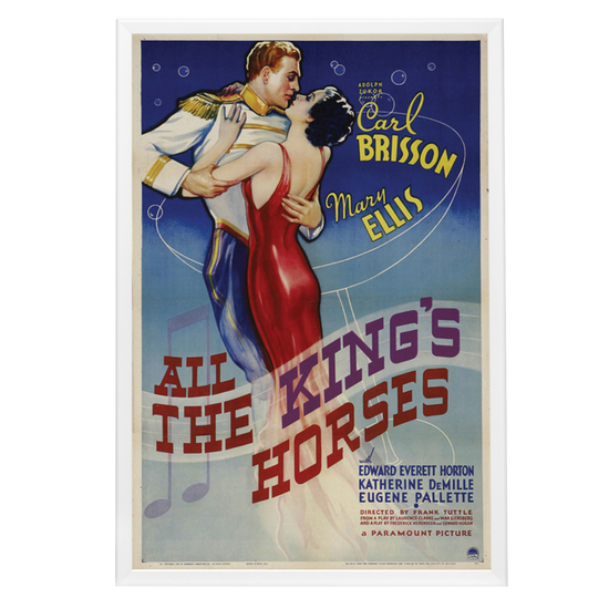 "All The King's Horses" (1934) Framed Movie Poster