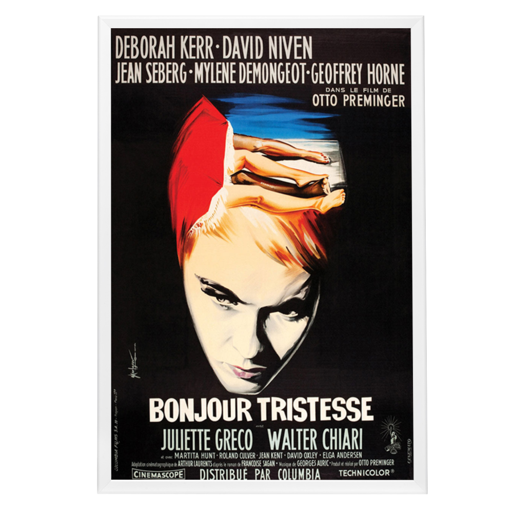 "Bonjour Tristesse (French)" (1958) Framed Movie Poster