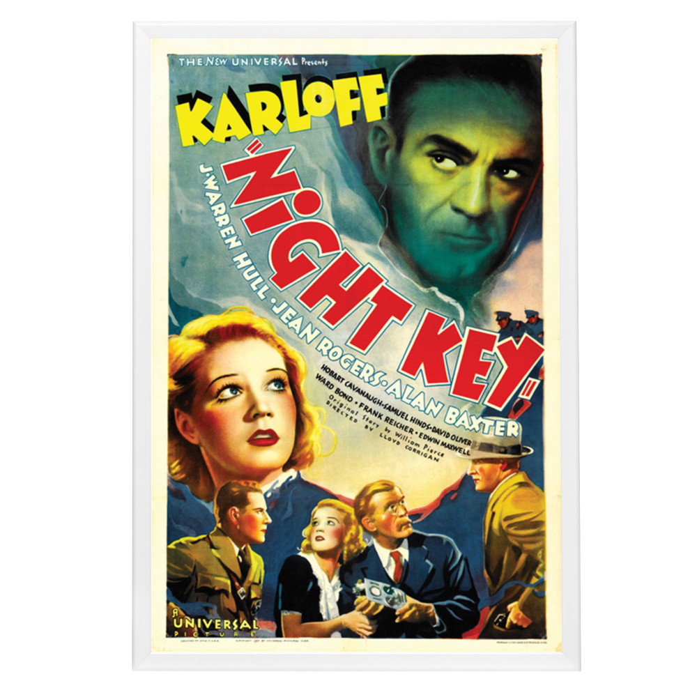 "Night Key" (1937) Framed Movie Poster