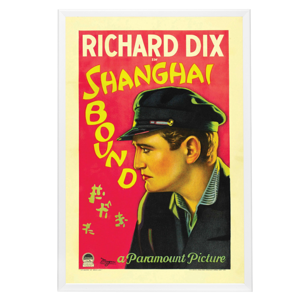 "Shanghai Bound" (1927) Framed Movie Poster