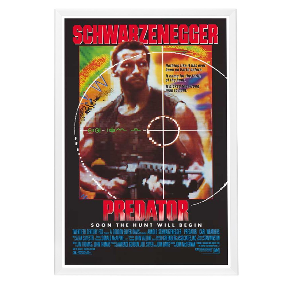 "Predator" (1987) Framed Movie Poster
