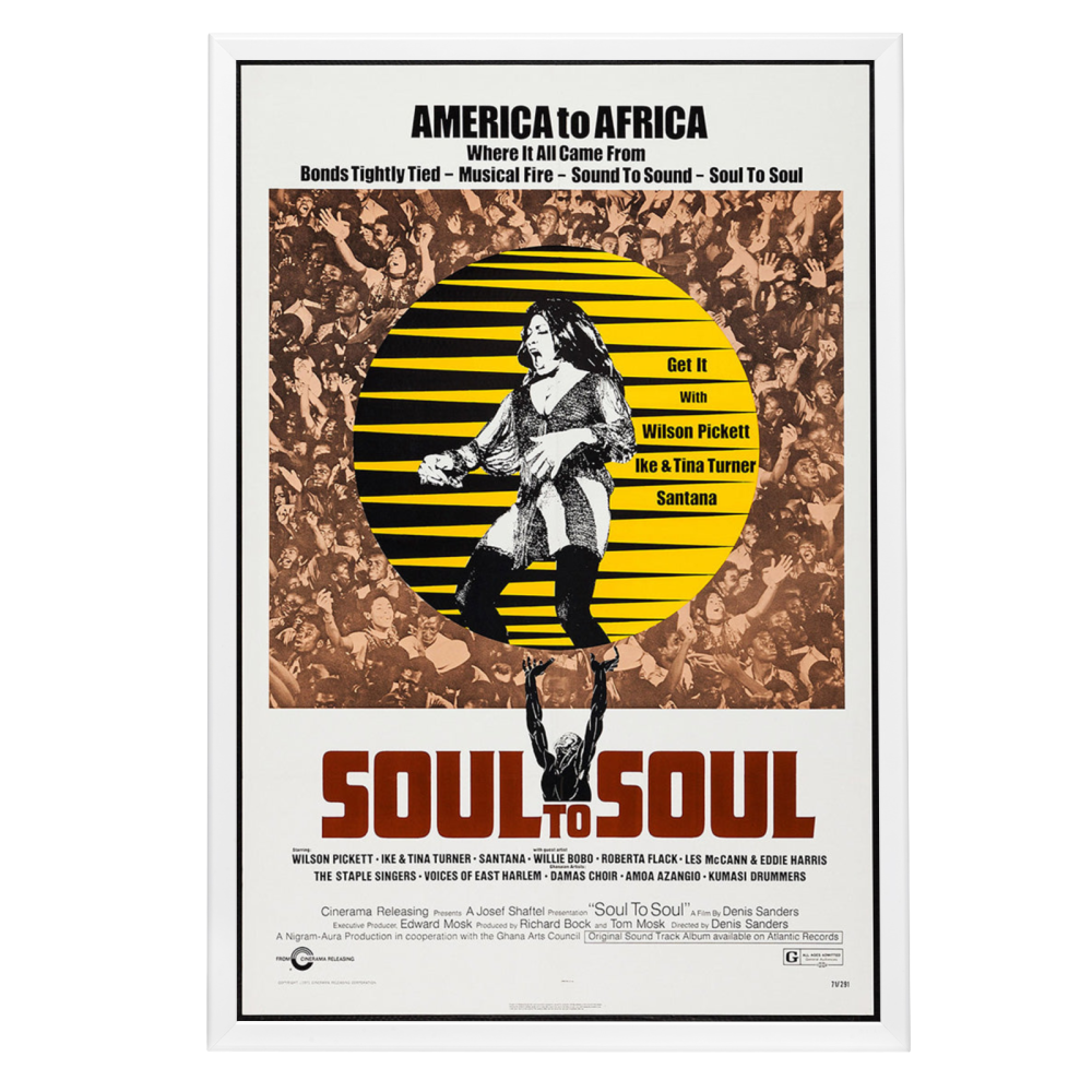 "Soul To Soul" (1971) Framed Movie Poster