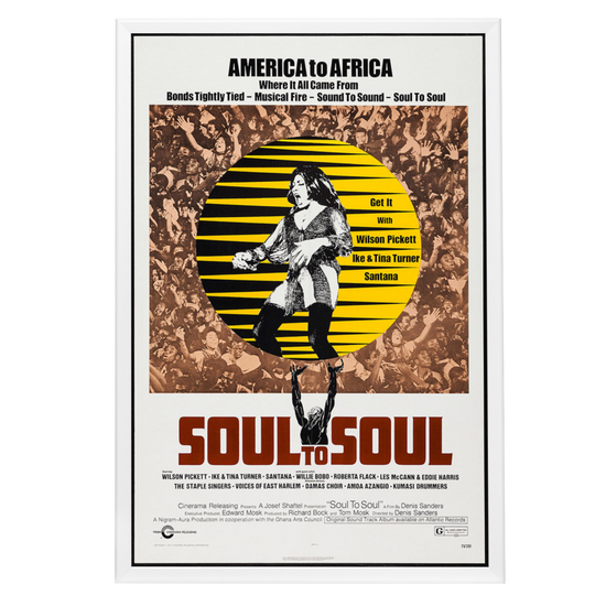 "Soul To Soul" (1971) Framed Movie Poster