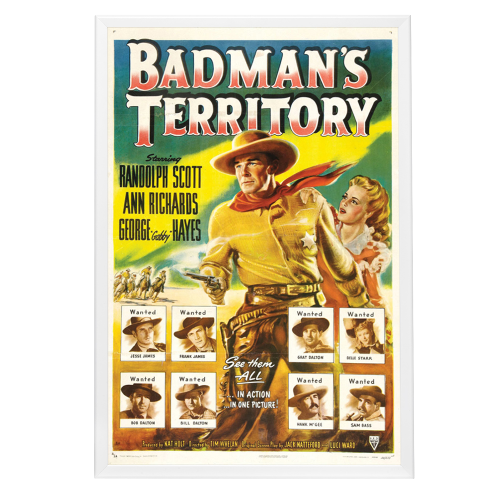 "Badman's Territory" (1946) Framed Movie Poster
