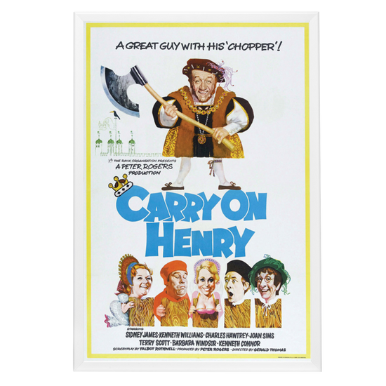 "Carry On Henry" (1971) Framed Movie Poster