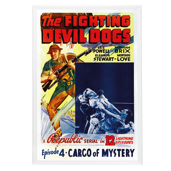 "Fighting Devil Dogs" (1938) Framed Movie Poster