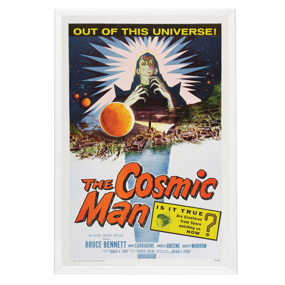 "Cosmic Man" (1959) Framed Movie Poster