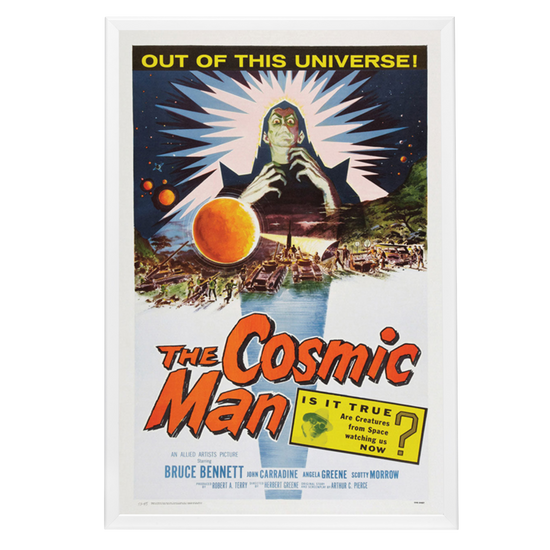 "Cosmic Man" (1959) Framed Movie Poster